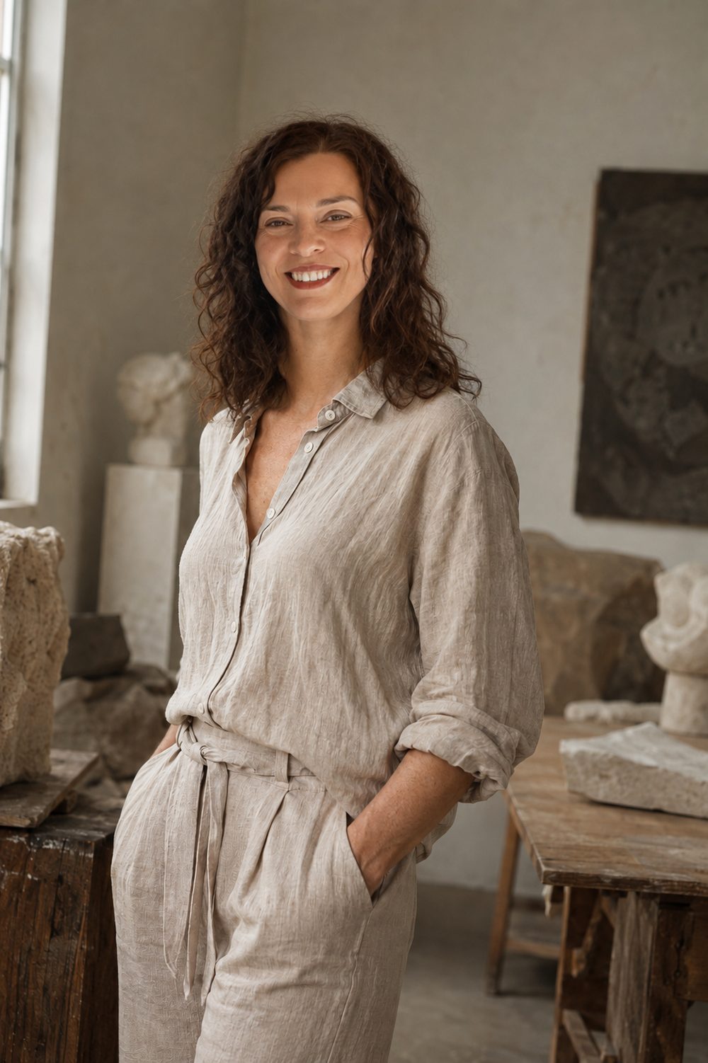 Visual artist Chrysa Chrysovalantou Lampiri